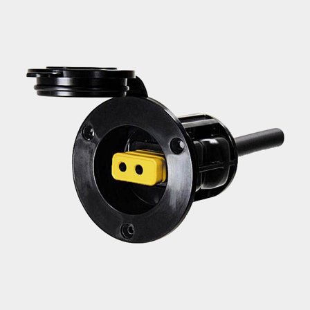 Infällningshus sv för eluttag