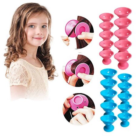 10pcs Magic Hair Care Rollers for Curlers Sleeping No Heat Soft Rubber Silicone Hair Curler Twist Hair Styling DIY Tool