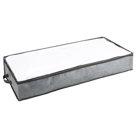 Oppbevaringsveske under sengen Triomphe sengeskuff sammenleggbar klesoppbevaringsveske oppbevaringsklær dyne (mørkegrå)