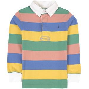 Kids - Ralph Lauren Multicolor Striped Rugby Shirt 7 Years - Tops - 7 years - Blue - Junge