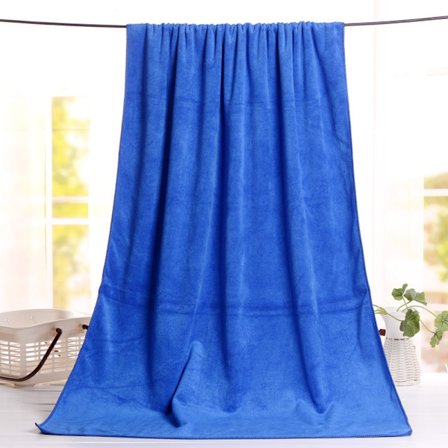 Mikrokuitu Urheilupyyhe - 80x180 cm (Sininen)