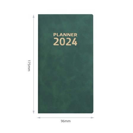 Tidsplan Bok Agendabok GRØNN