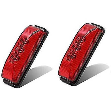 12v LED Sidemarker Blinklys til Bil Lastbil Trailer (rød) (2 stk)