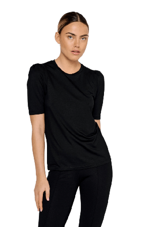 Residus Tu Top - Black T-shirts & toppar Dam Svart L