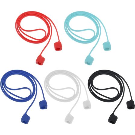 5 stk. Øretelefon Magnetiske Stropper Anti-Tapte Trådløse Hodesett Halsbånd Sports Lanyard Silikon Ørepropper Kompatibel med AirPods 1 2 Pro 