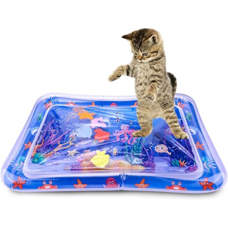 Vann Sensorisk Lekematte for Katter, Vann Lekematte for Selvleking, Interaktive Katteleker for Innekatter, Katteaktivitetsmatte