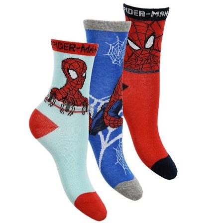 Sokker 3-pak 23-26 - Spiderman