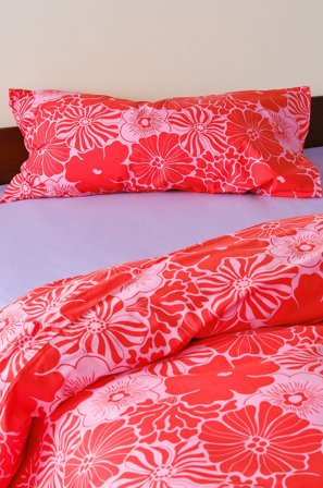 Jotex - Putetrekk 50x90 Cm Økologisk Rød - ANNA - Kjøp Putevar hos Jotex