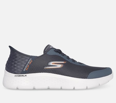 Skechers, Extra Wide Fit: Slip-ins: GO WALK Flex - Hands Up, 42,5, Grå, Herre