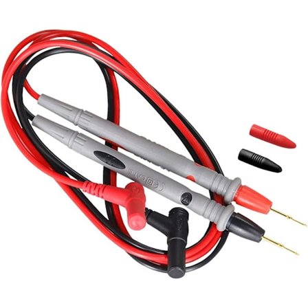1000V 20A Multimeter, Testprobesæt, Silikone Multimeterkabler, 1m, Dobbeltisoleret