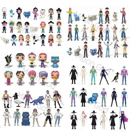 Anime Kpop Demon Hunter Figur Modell Leke - Spillborddekor & Samlerobjektgave til Barn