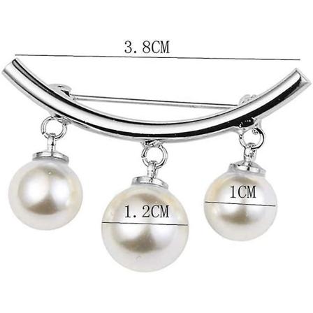 6 kpl helmi rintaneulaa turvallisuus rintaneula kiinteä hihna viehätys rintaneula neuletakki kardigan pidike