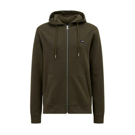 Lexington Sebastian Zip Hood grön, Herr Tröjor, Herr, Storlek: XL