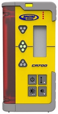 Spectra Precision CR700 Lasermodtager med batterier og monteringsbeslag, Laserinstrument