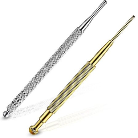 IC Ren Koppar Akupunktur Penna, Mässing Elastisk Öron Akupunktur Sond