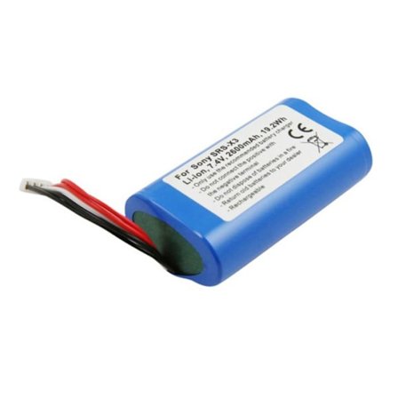 Akku äänentoistolaitteille - AVIZAR - SRS-X3/SRS-XB2 - Li-ion 7.4V - 2600mAh - Sininen