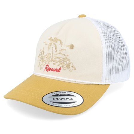 Rip Curl - Beis trucker Gorra - Aloha Hotel Gold Trucker @ Hatstore