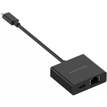 Netgear - Øvrige nettverksprodukter Nighthawk USB2ETH Usb To Ethernet Dongle With Pd Svart