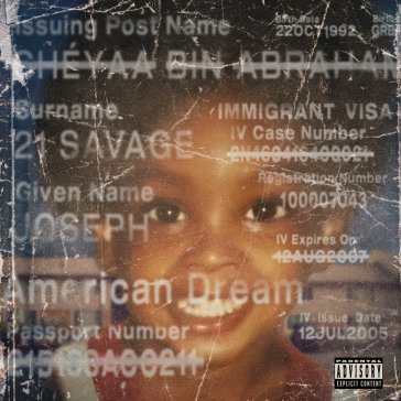 American dream (red translucent) 21 Savage