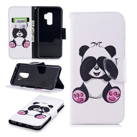 Samsung Galaxy S9 Plus Fodral med ett snyggt motiv - Blyg panda
