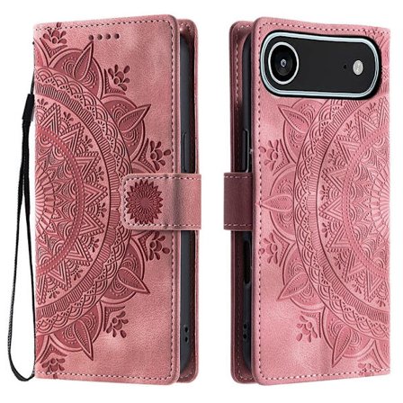 iPhone Air Fodral Mandala Läder Roséguld