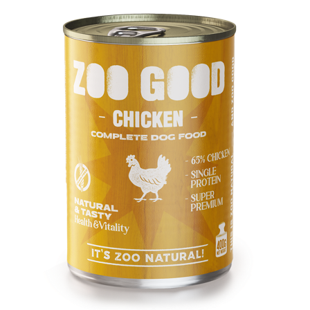 ZOO GOOD - Adult Chicken 400 g - Hund - Hundefôr & hundemat - Våtfôr & våtmat - ZOO.no