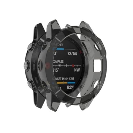 För Garmin Fenix ​​6 TPU Half Coverage Smart Watch Protevtice- case