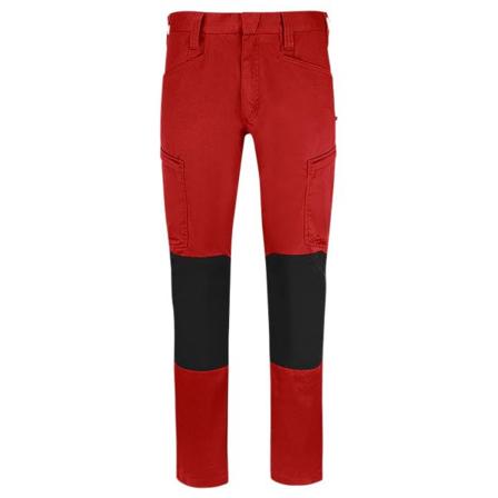 Texstar FP491569930DG Työhousut punainen/musta Punainen/musta, Vaatteet