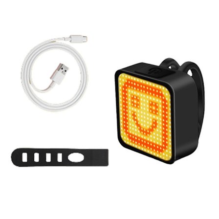 Kreativ LED Cykel Baglygte Genopladelige Cykler Bageste Sikkerheds Advarselslys Cykel Baglygter Cykeltilbehør