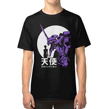 Neon Genesis Evangelion Retro Vintage T-paita