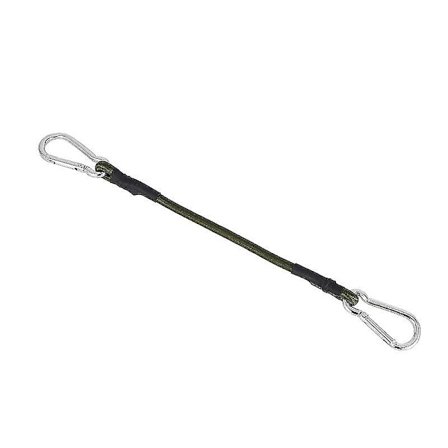 Kraftig Elastiksnor Mini Elastik Reb Surringsstropper Elastiksnor med Karabinhage til Camping Bagage Rejser (2 stk., Flerfarvet)