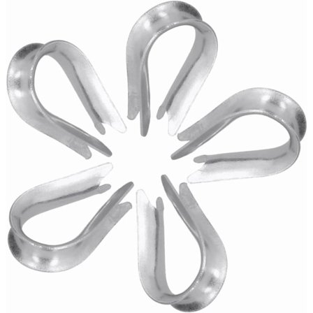 50 stk. Tråd Fingerbøl Rustfrit Stål Trådklemmer Kabel Rigging Værktøj til Skibsbygning (M3 (3mm))