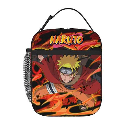 Uzumaki Naruto -lounaslaukku, kangaskassi, kannettava eristetty lounaslaatikko rannalle, retkeilyyn, matkoille, töihin, kouluun, toimistoon, 21