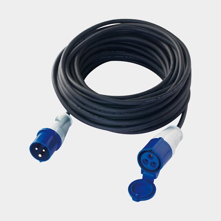 Cavo di alimentazione a terra, 220 V, 16 A, 3 x 1.5 mm², da CEE a CEE, 10 metri