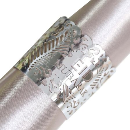 100 kpl Eid Mubarakin lautasliinapidike ontto pitsipaperisormukset Circle Ramadan Festival