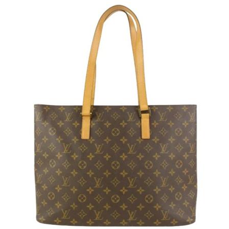 Louis Vuitton Vintage, Pre-owned Tote Bags Bruin, Dames, Maat:ONE Size
