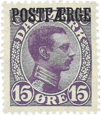 Danmark 1919 - Postfærgemærke AFA 2 - Postfrisk