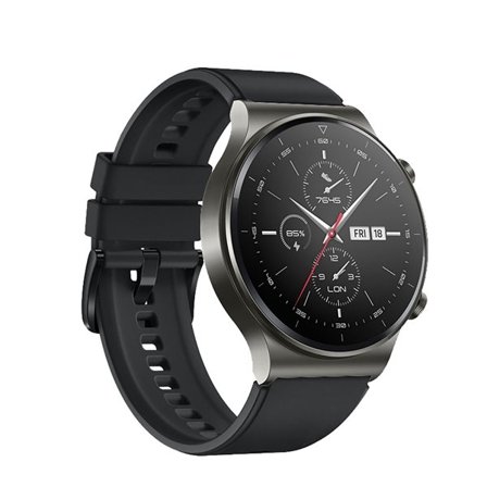Silikonrem for Huawei Watch GT 2 / 3 / 4 / 2 Pro / 3 Pro / 4 Pro / GT 2e - Svart