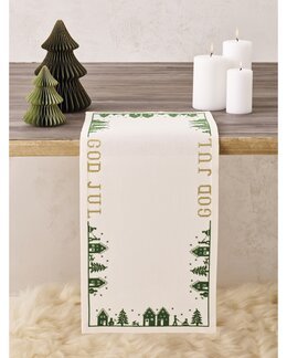 Broderikit Löpare God Jul - Permin