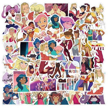 50X New She-Ra and the Princesses of Power Catra Adora Phone Scrapbook Stickers