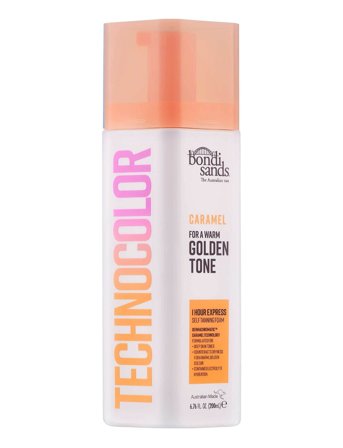 Bondi Sands Technocolor 1 Hour Express Self Tanning Foam Caramel (Golden Tone) - Nude - 200 ml