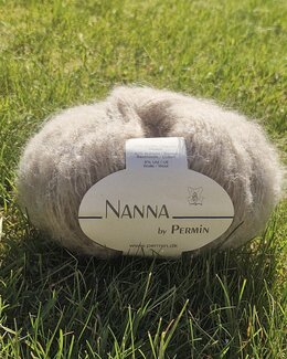 Garn Nanna 50g - Brun - Permin