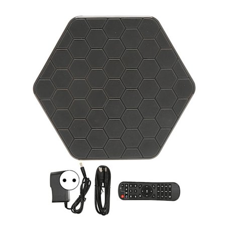 TV-box för Android 11.0 2 GB RAM 16 GB ROM 4 kärnor 64 bit Stöd 4K HD LAN 2,4 5G Dual Band WIFI TV-box 100-240V EU-kontakt