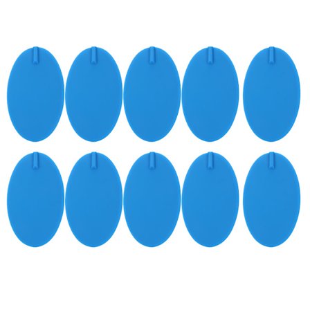 Genanvendelig elektrode pude terapi fysioterapi maskine patch krop massager tilbehør 2mm