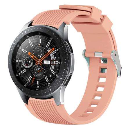 22mm mjukt silikonband för samsung Galaxy wtch 3 46mm Gear S3 Huawei watch GT GT2 46mm bekvämt band för Amazfirt GTR 47mm Pink A For 20mm