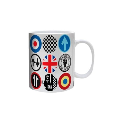 Mod Ska Icons Mug En Storlek Flerfärgad