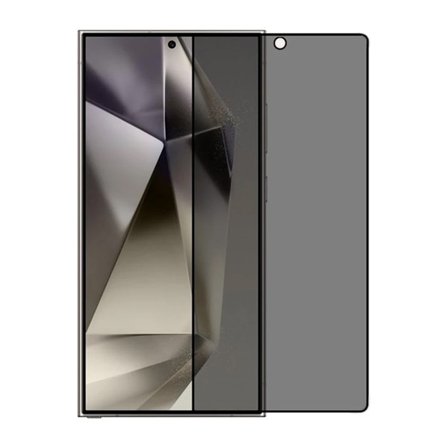 Skärmskydd Samsung Galaxy S25 Ultra med Aluminium ram (miljö)