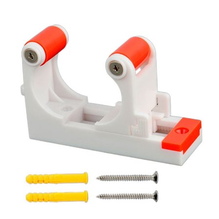 Cykel Parkeringsstativ Cykel Vægmontering Krog HVID&RØD