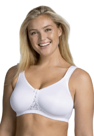 Miss Mary of Sweden Smooth Lacy T-shirt Bh Dam Vit 90e