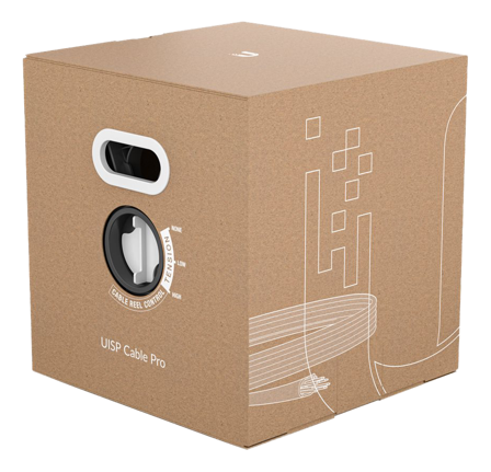 Ubiquiti UISP Cable Pro - samlet kabel - 305 m - svart